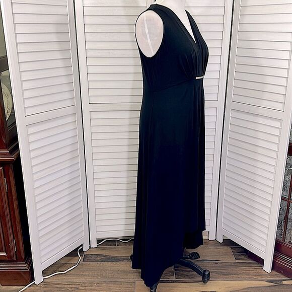 Chico's Mikayla Maxi Dress Size 2 (12) Sleeveless - Picture 9 of 16